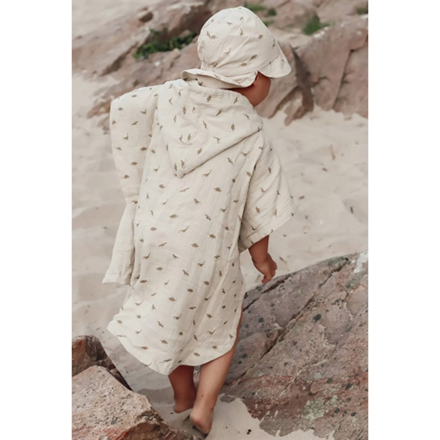 That's Mine Poncho Dinosaur Oatmeal