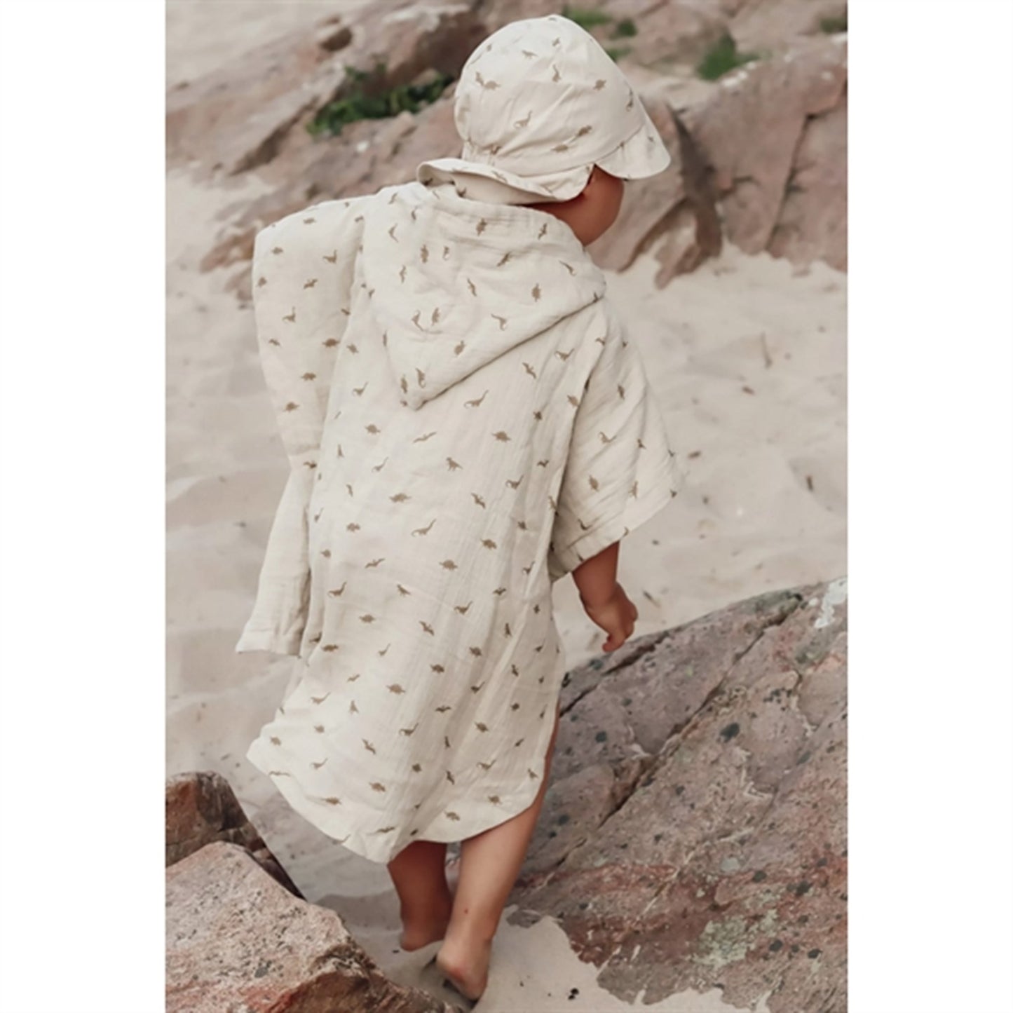 That's Mine Poncho Dinosaur Oatmeal