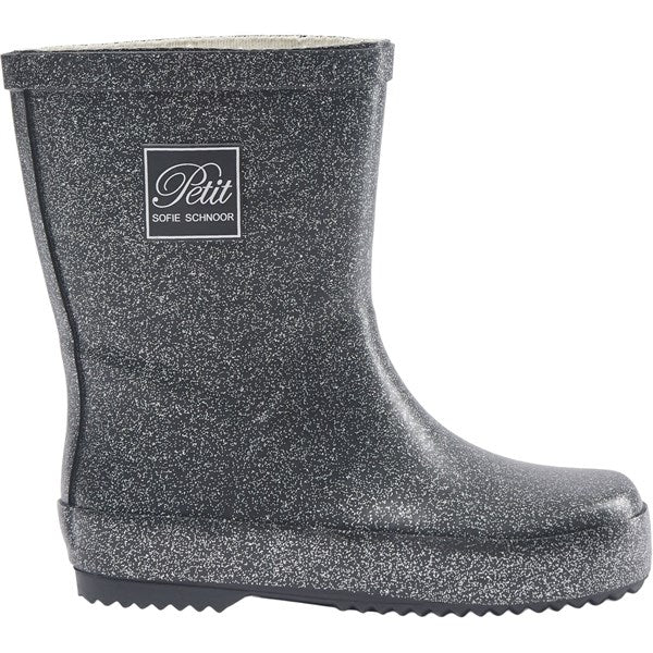 Sofie Schnoor Gummistøvler Black w Silver
