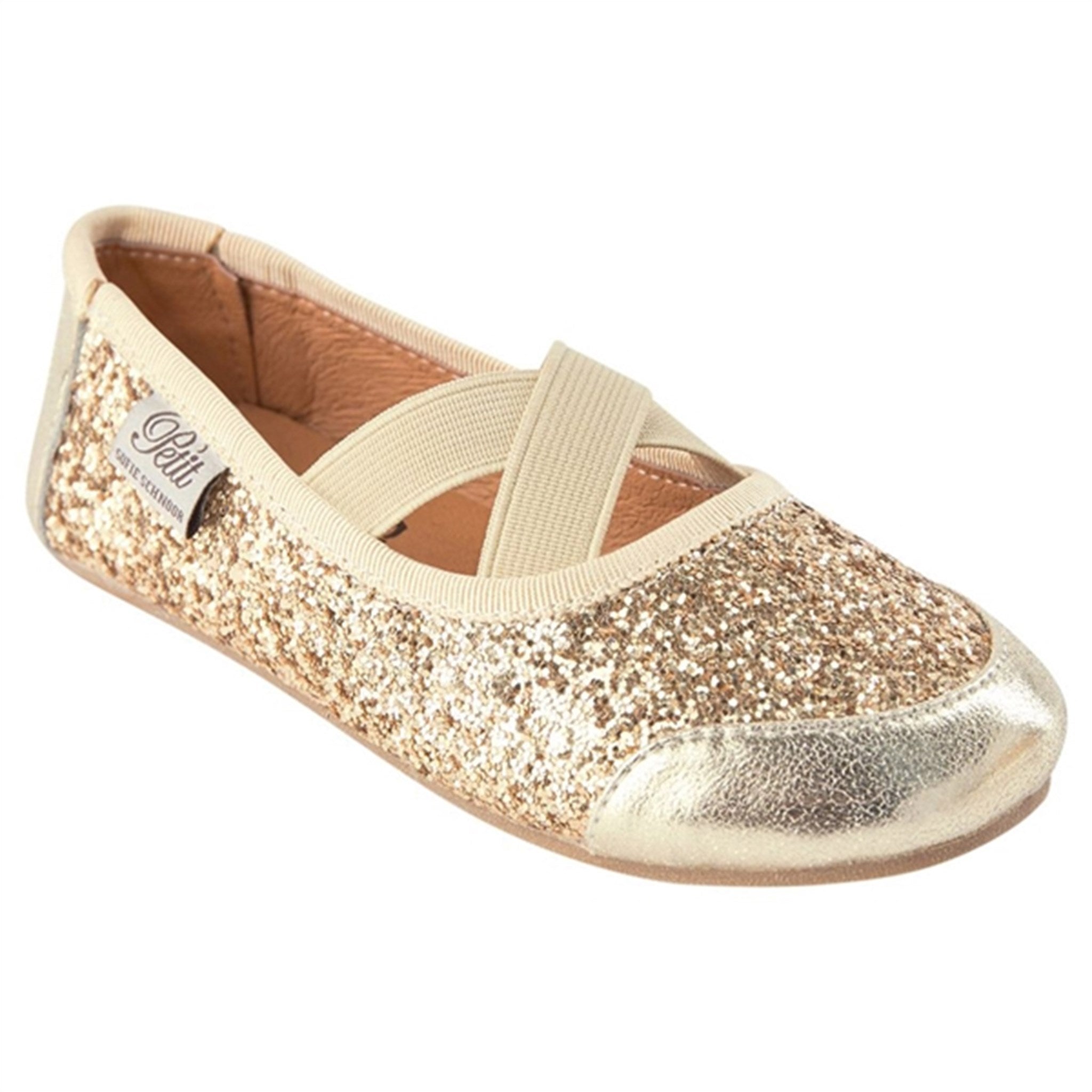 Petit by Sofie Schnoor Ballerina Indoors Shoes Champagne