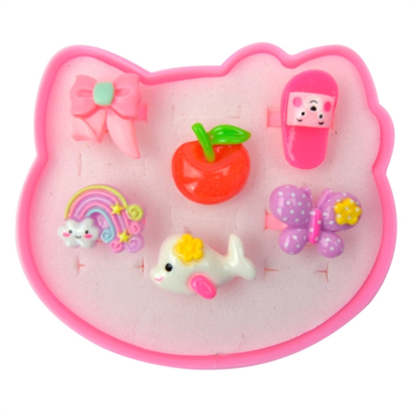 Pocket Money Colored Rings 6 pcs.