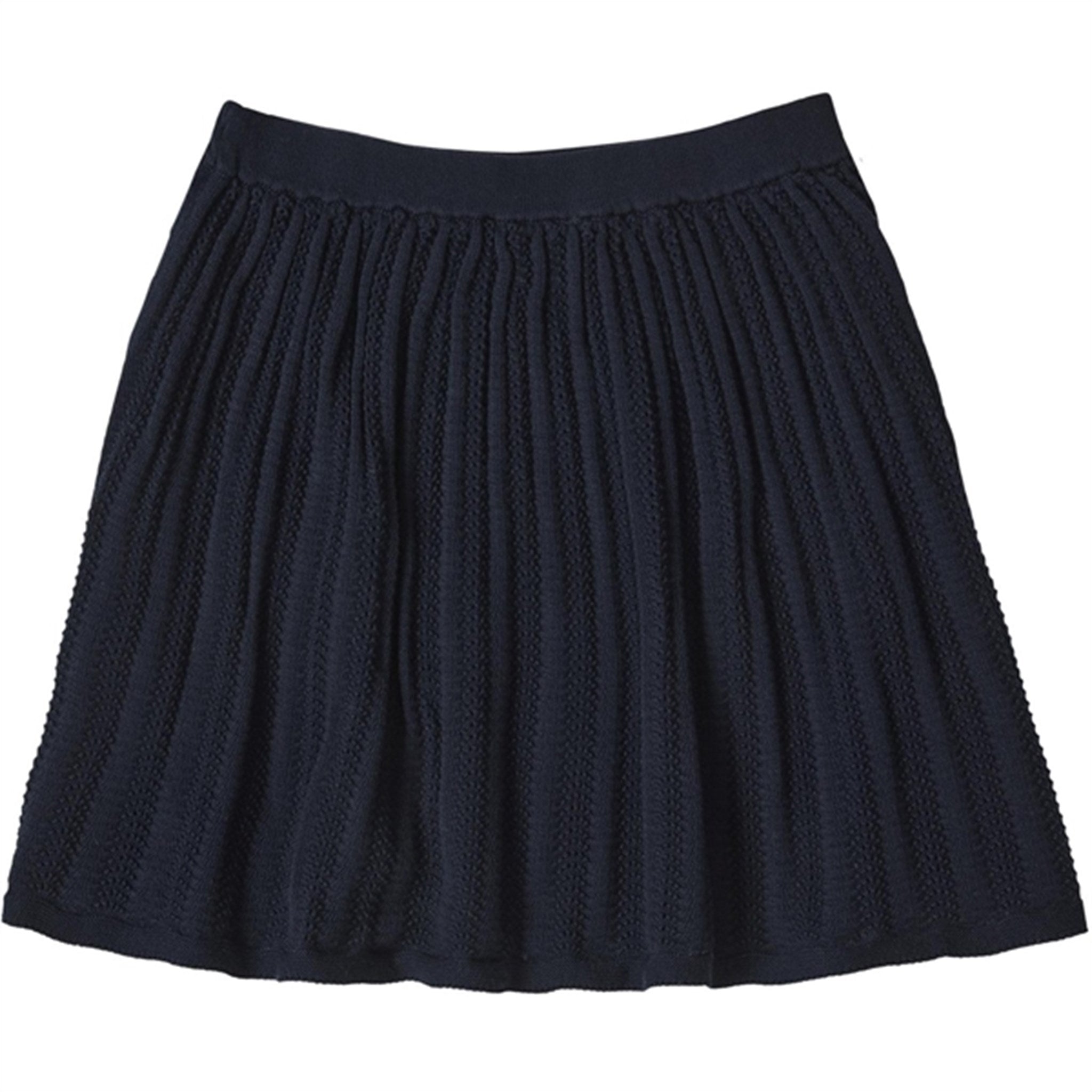 FUB Dark Navy Pointelle Skirt
