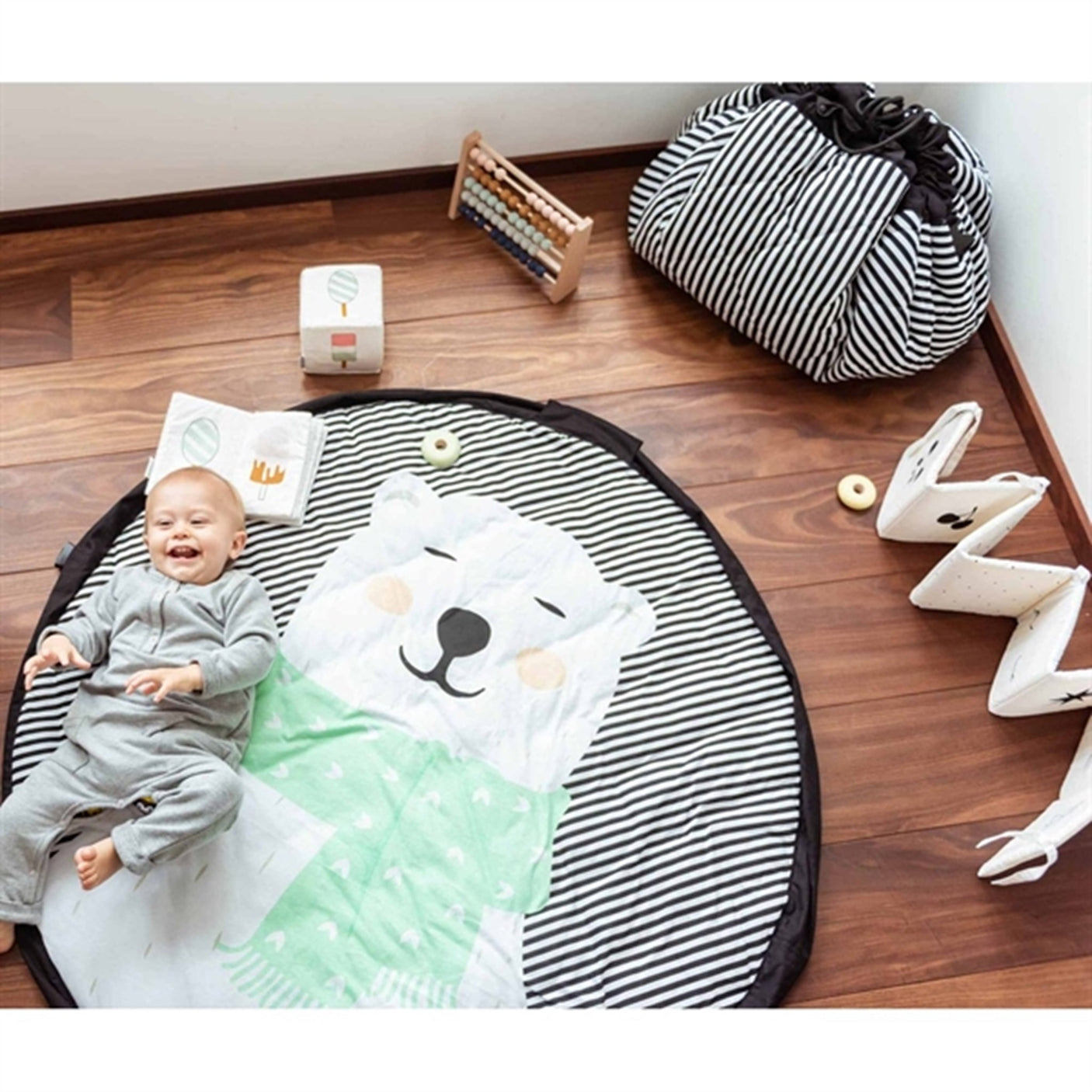 Play&Go 3-i-1 Play Mat Soft Polar bear