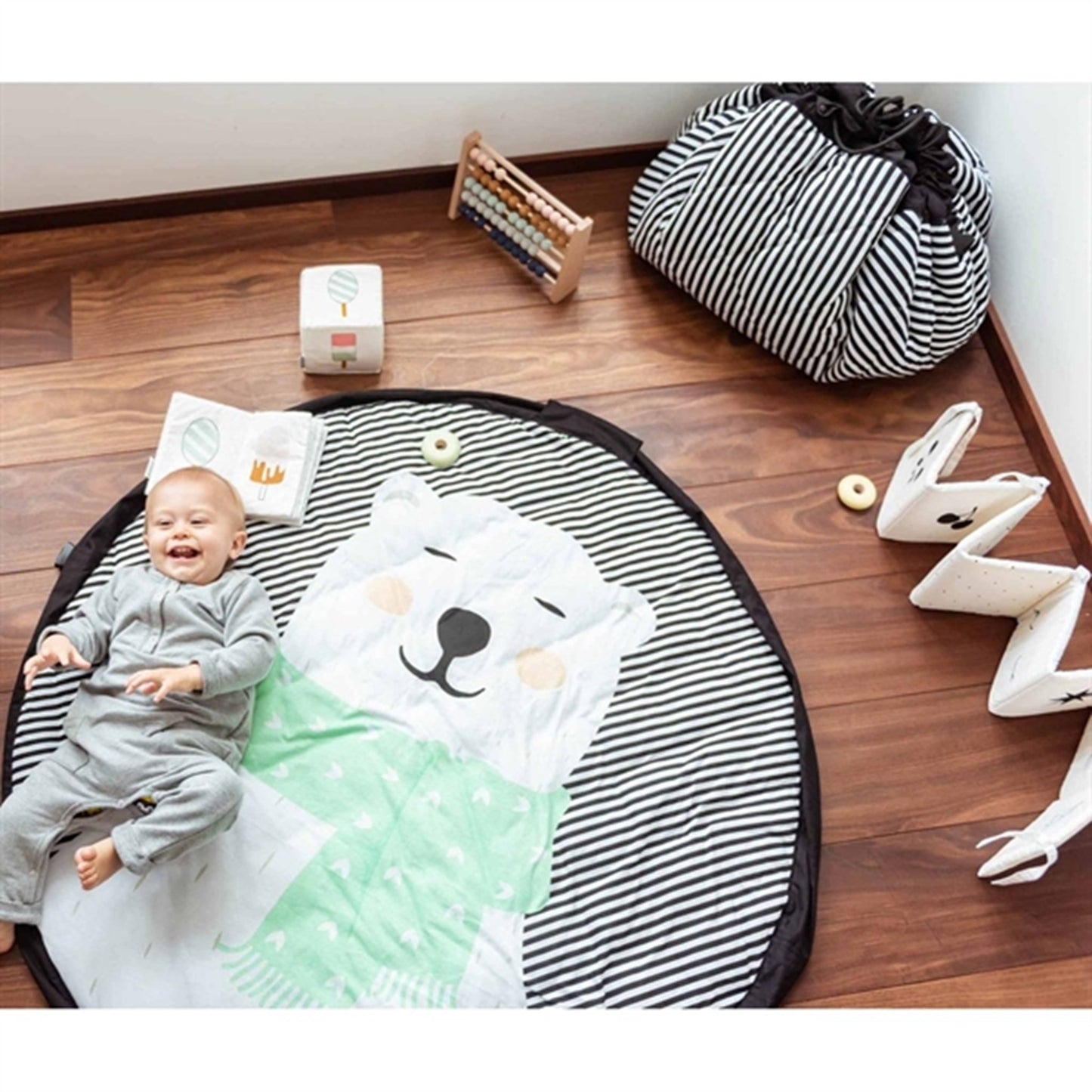 Play&Go 3-i-1 Play Mat Soft Polar bear