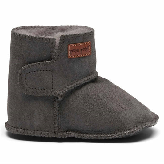 Pom Pom Bootie Grey