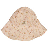 Wheat Purple Poppy Flowers UV Sun Hat