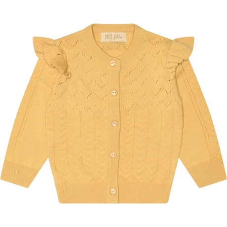 Petit Piao Yellow Corn Cardigan
