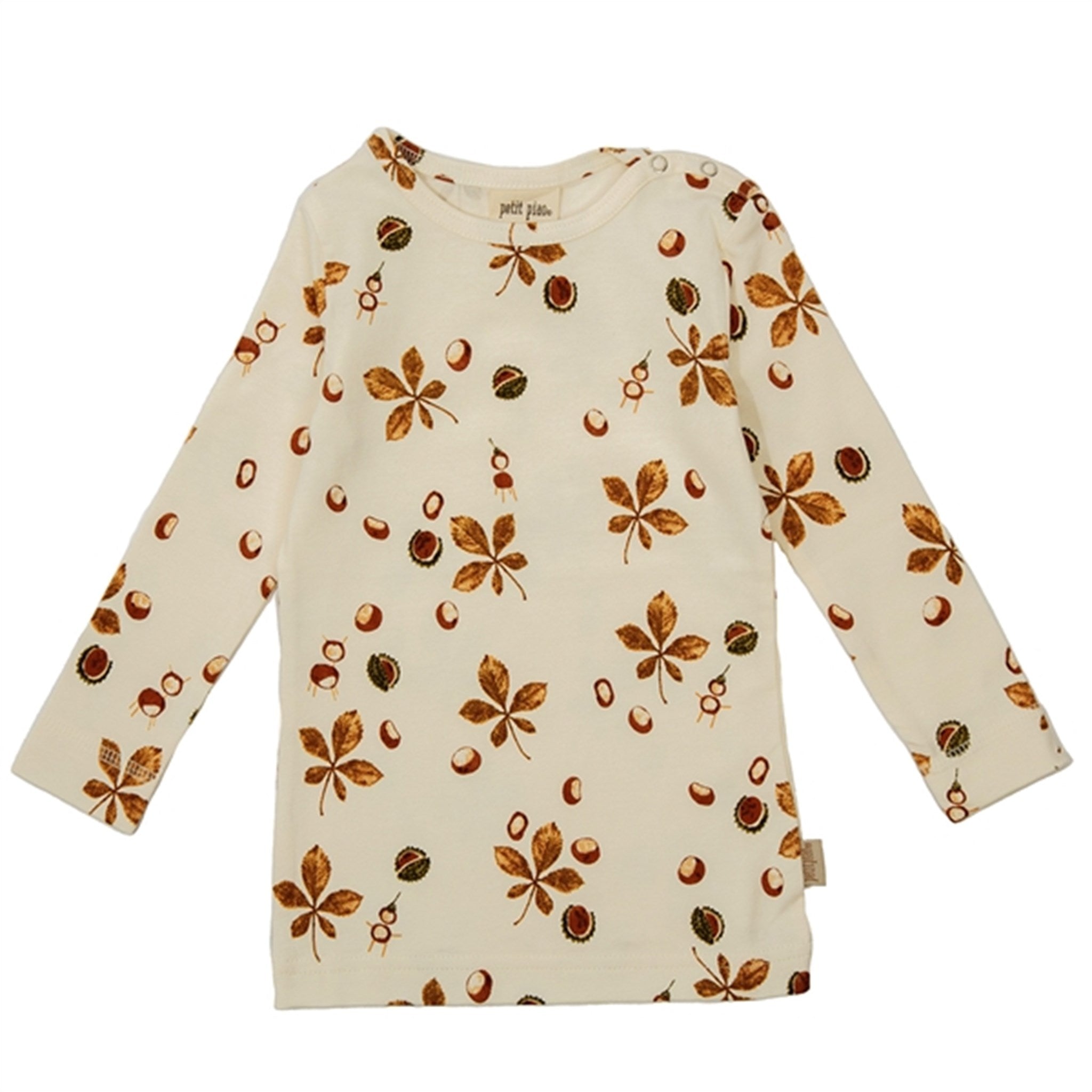 Petit Piao Chestnut Printed Blouse