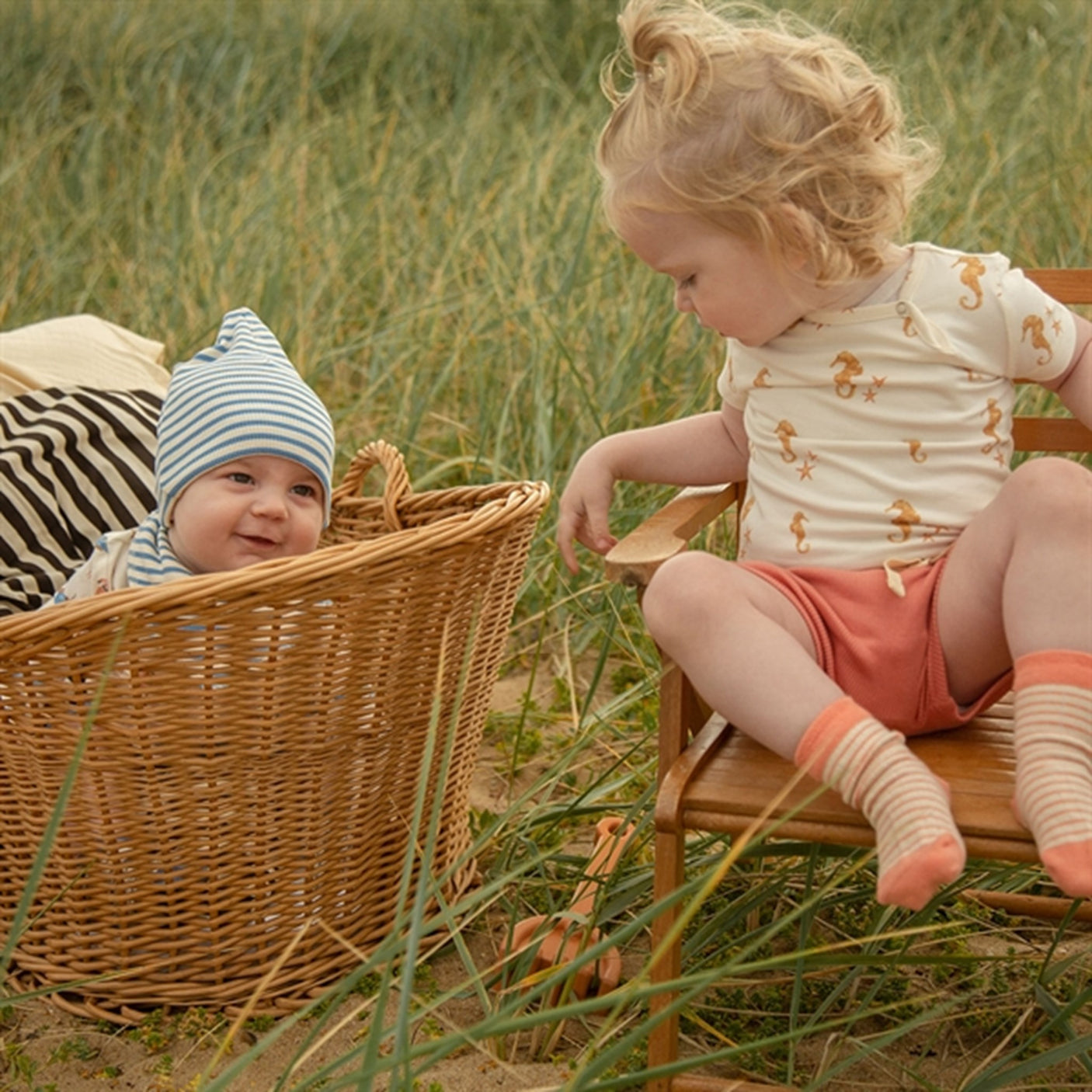 Petit Piao Seahorse Body Printed