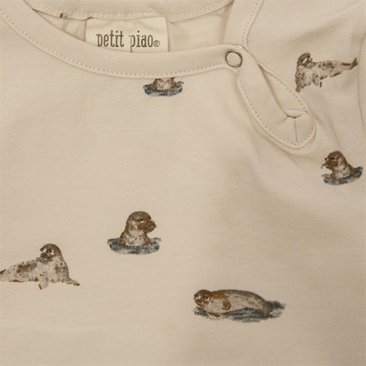 Petit Piao Seal Printed Jumpsuit