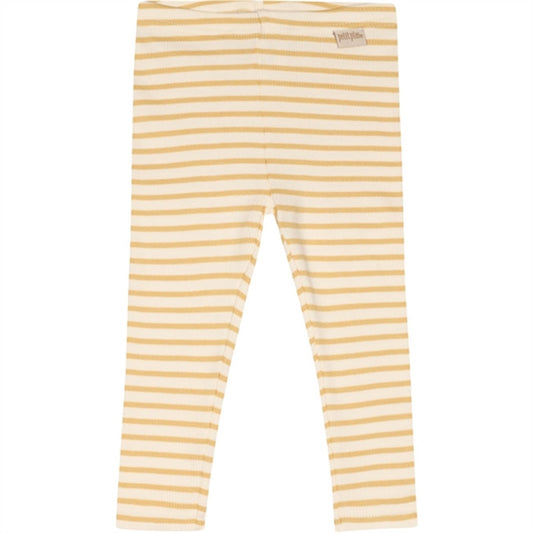 Petit Piao Yellow Corn/Offwhite Modal Leggings