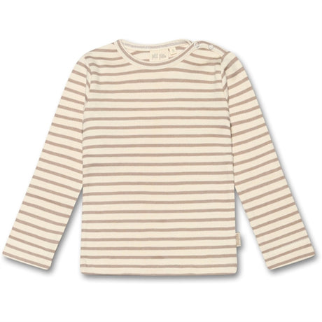 Petit Piao® Simply Taupe Blouse Modal Striped