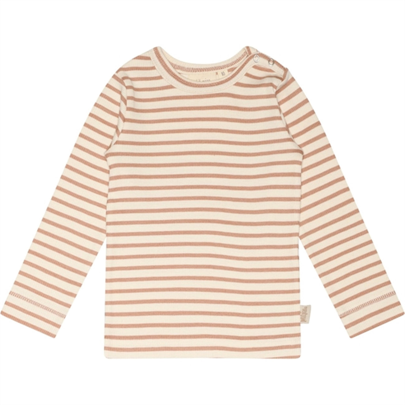 Petit Piao® Cafè Rose/Off White Blouse Modal Striped