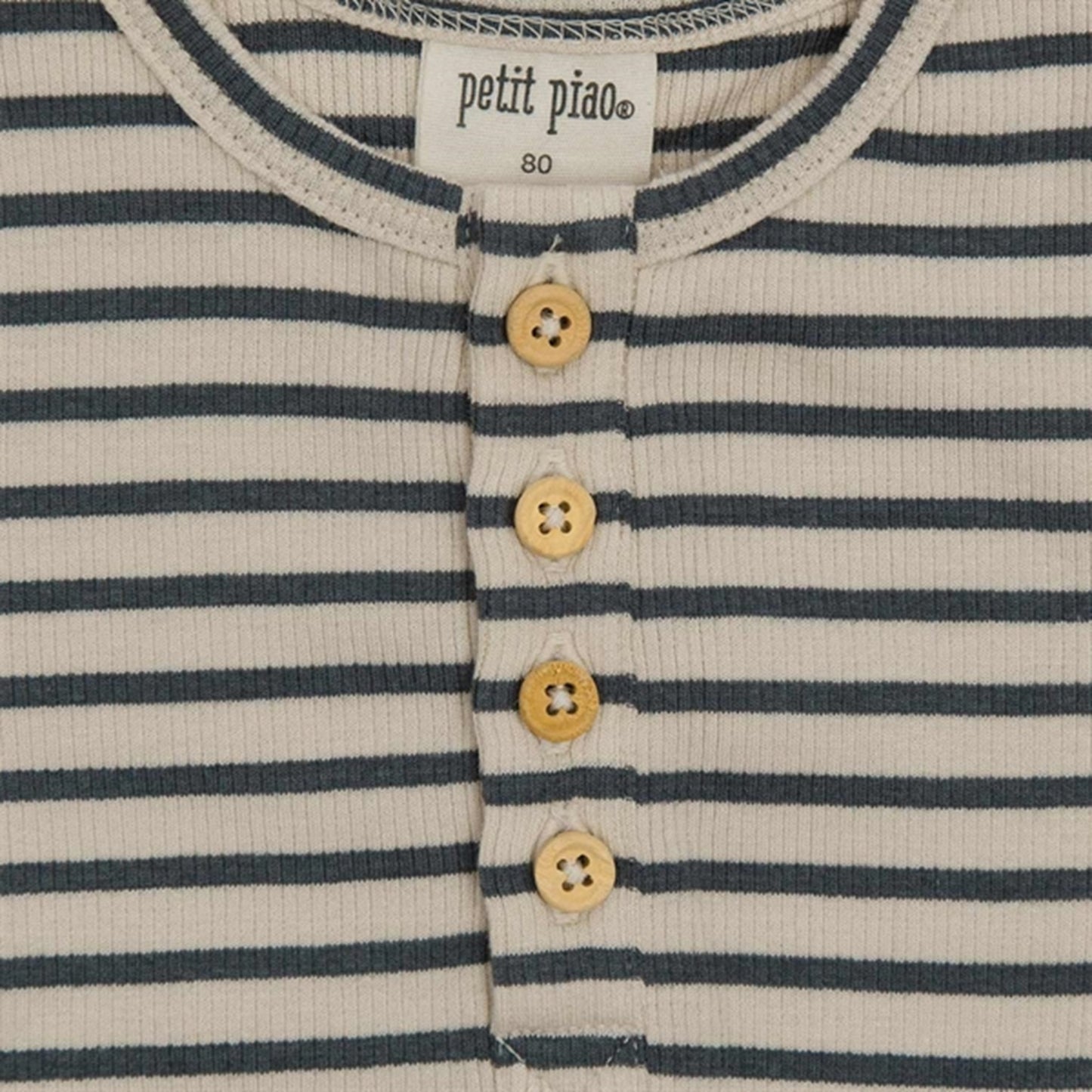 Petit Piao Turbulence/Tapioka Modal Placket Blouse