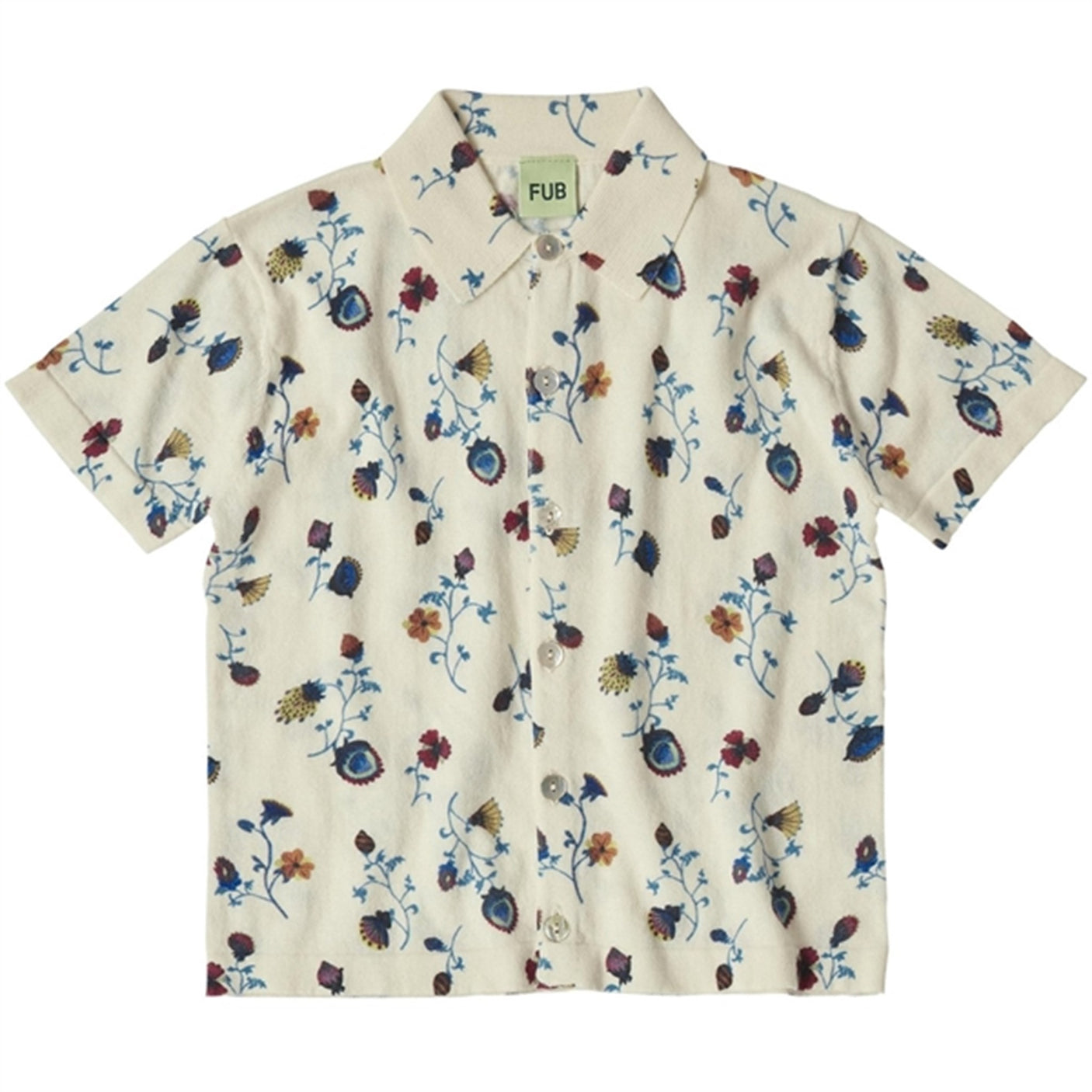 FUB Ecru/Flower Printed Blouse