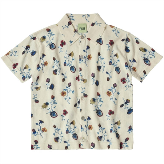 FUB Ecru/Flower Printed Blouse