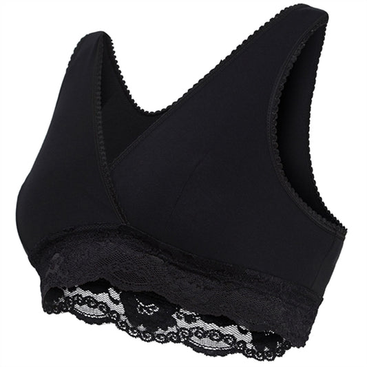 Carriwell Crossover Sleeping And Nursing Bra Black
