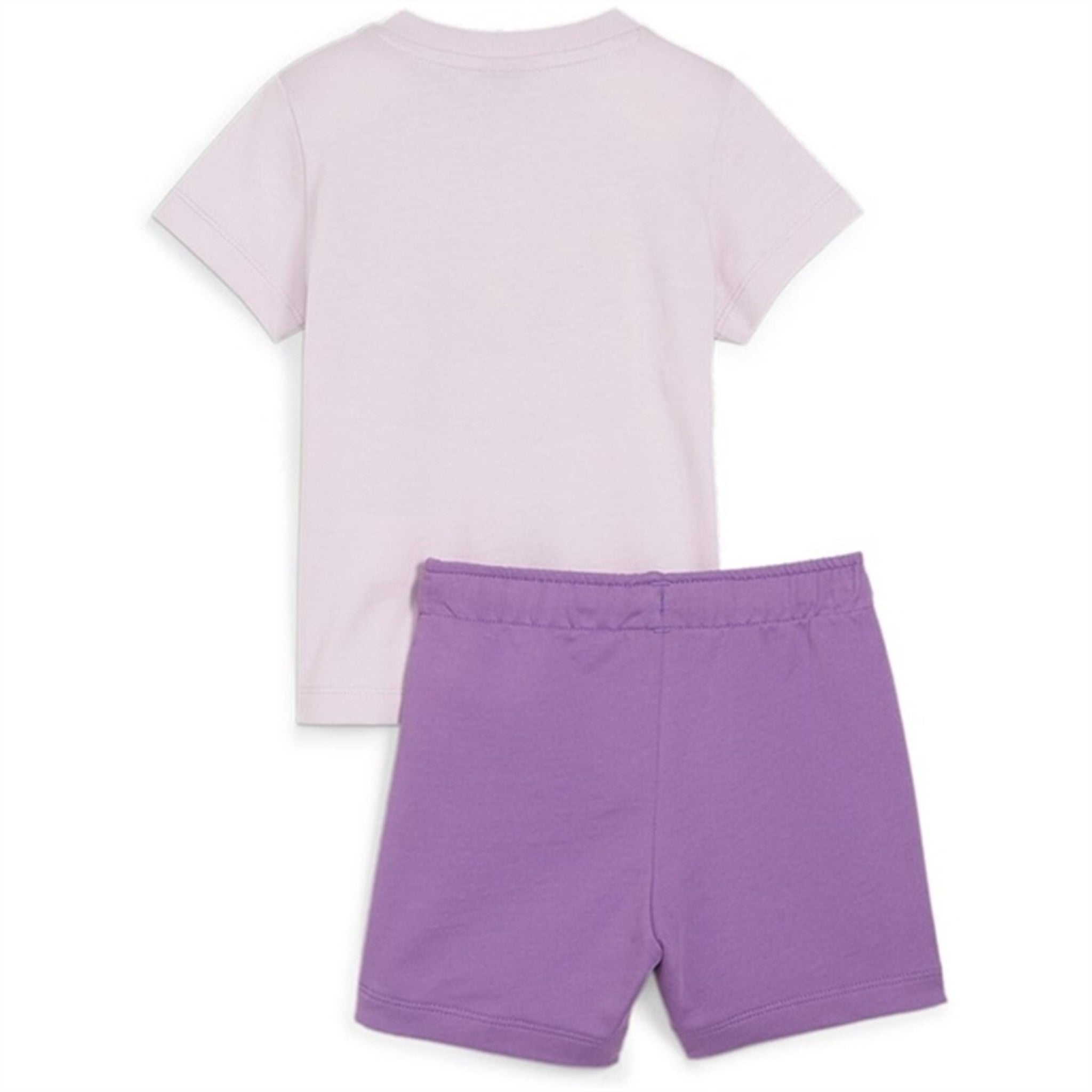 Puma Minicats T-Shirt Og Shorts Sæt Purple 2
