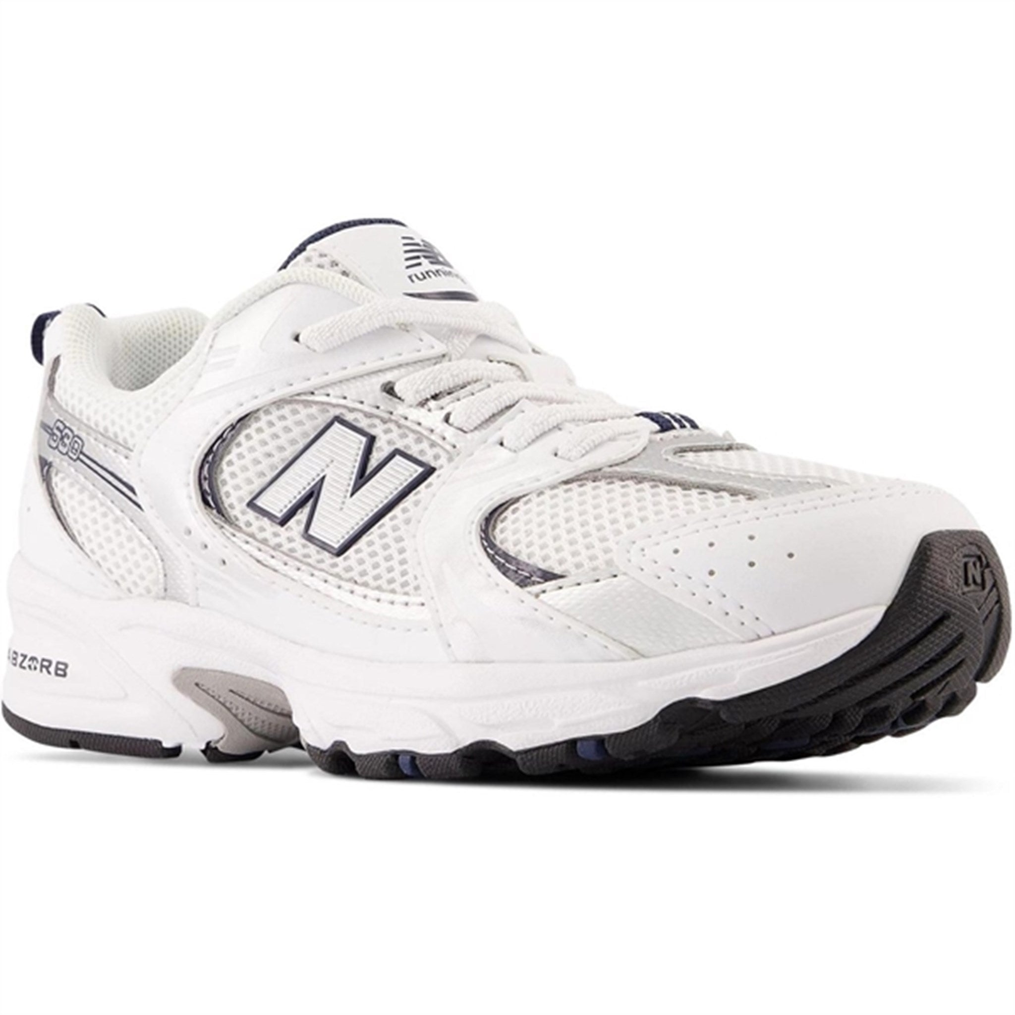 New Balance 530 Kids Bungee Lace Sneakers White 2