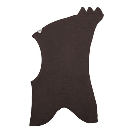 Racing Kids Dino Balaclava Wool/Cotton 3-layered Chocoloate Brown