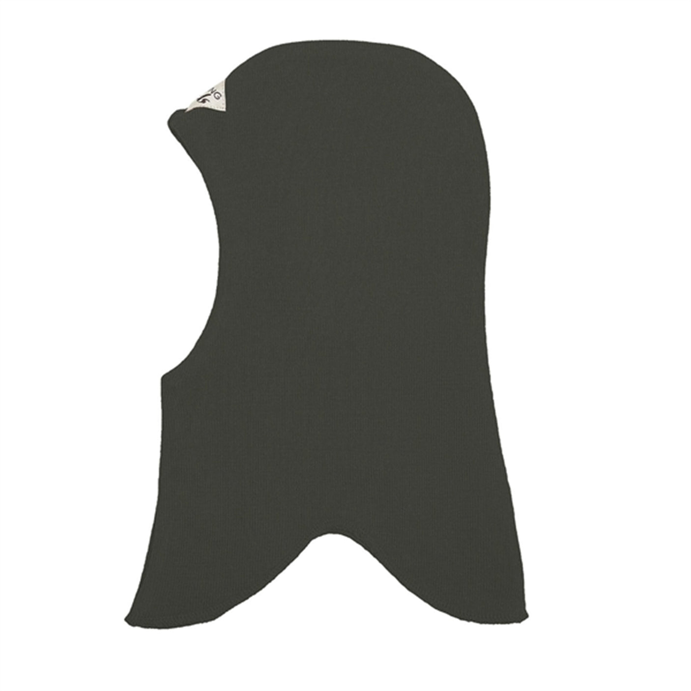 Racing Kids Balaclava Wool/Cotton 3-layered Forest Green