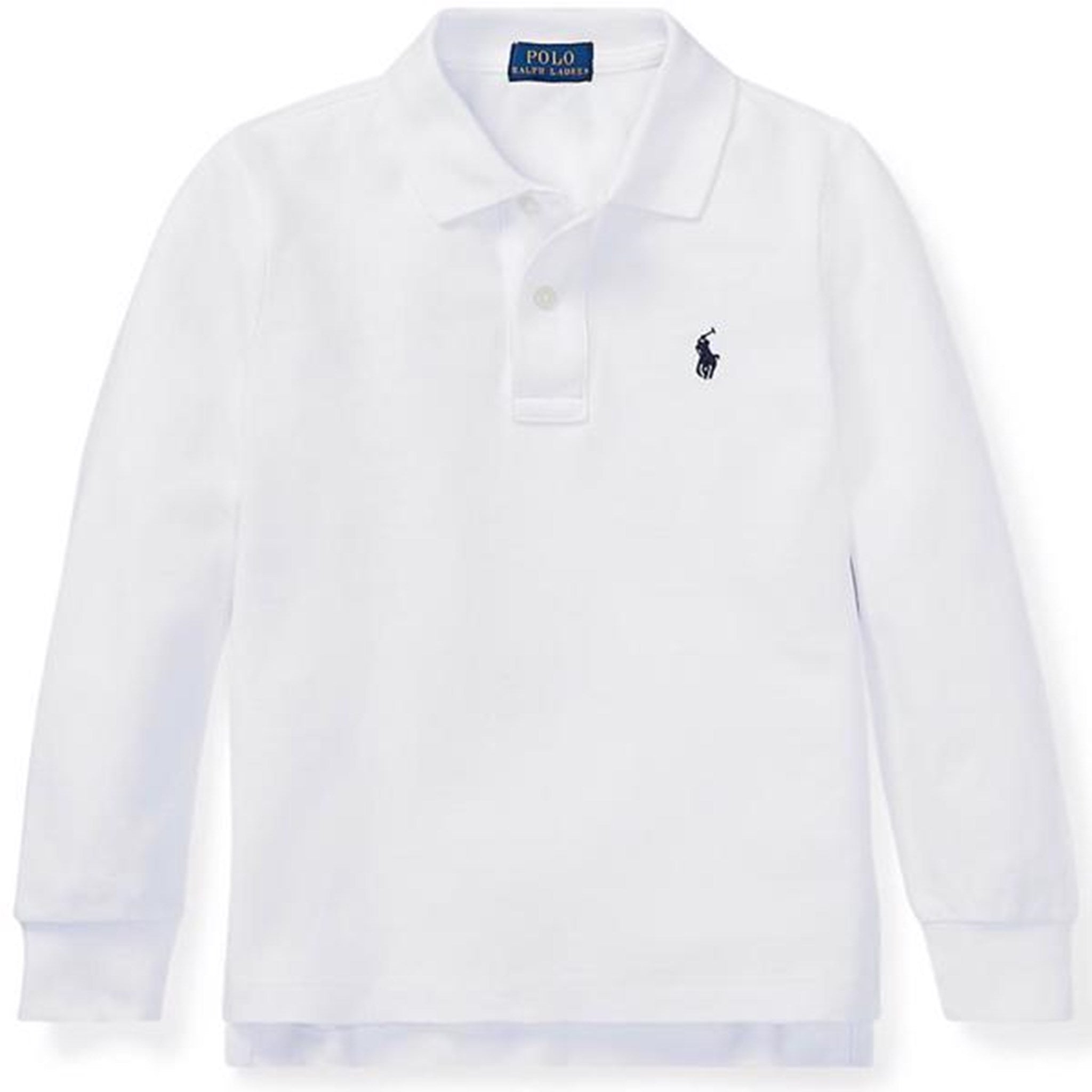 Polo Ralph Lauren Boy Long Sleeve Polo White
