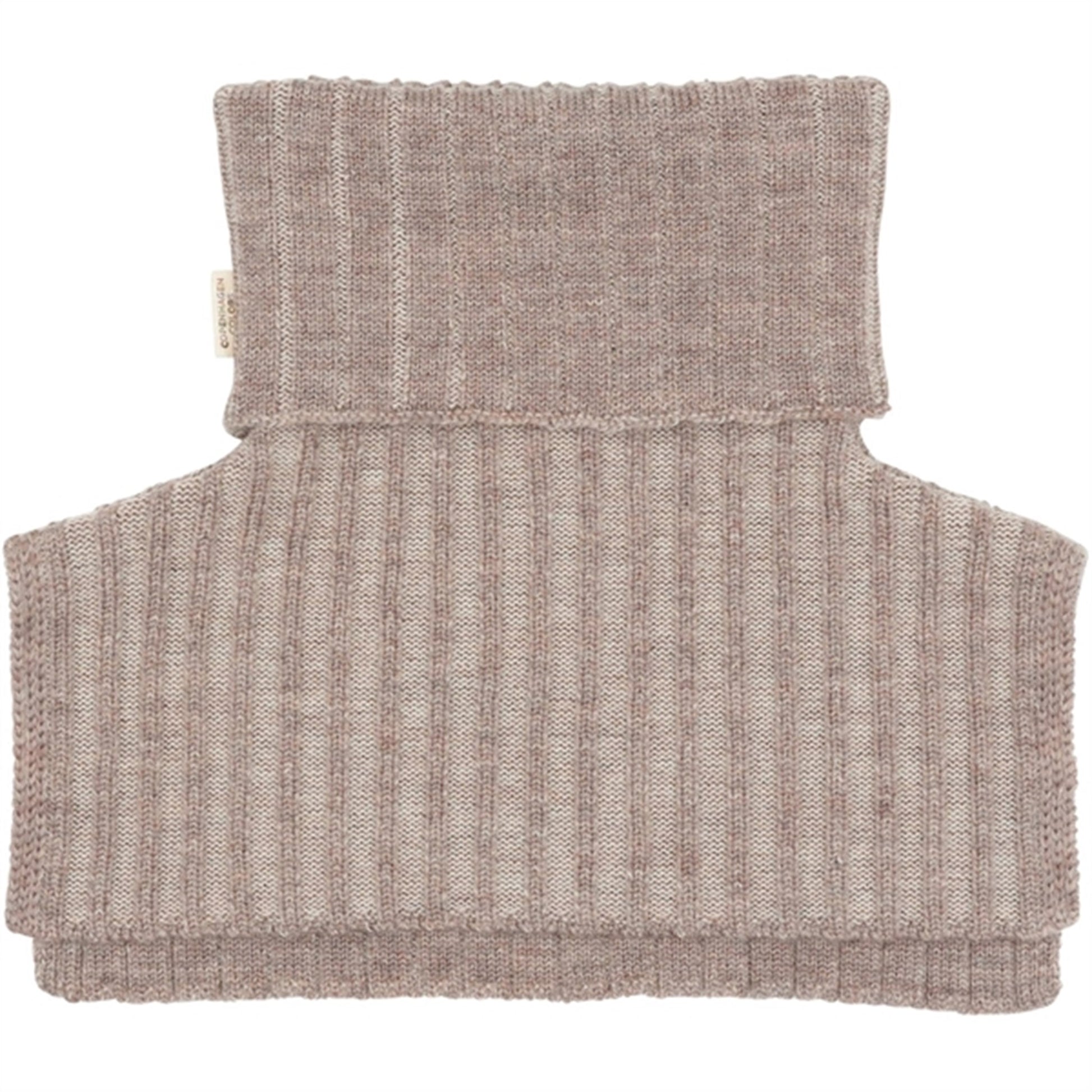 Copenhagen Colors Natural Melange Cream Reversible Merino Tube W. Collar