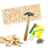 SES Creative Construction set Wood - Dinosaurs 2