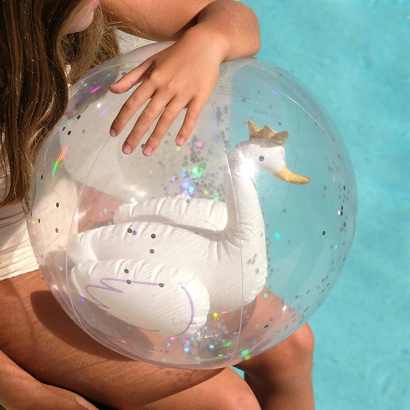 SunnyLife 3D Beach Ball Princess Swan Multi
