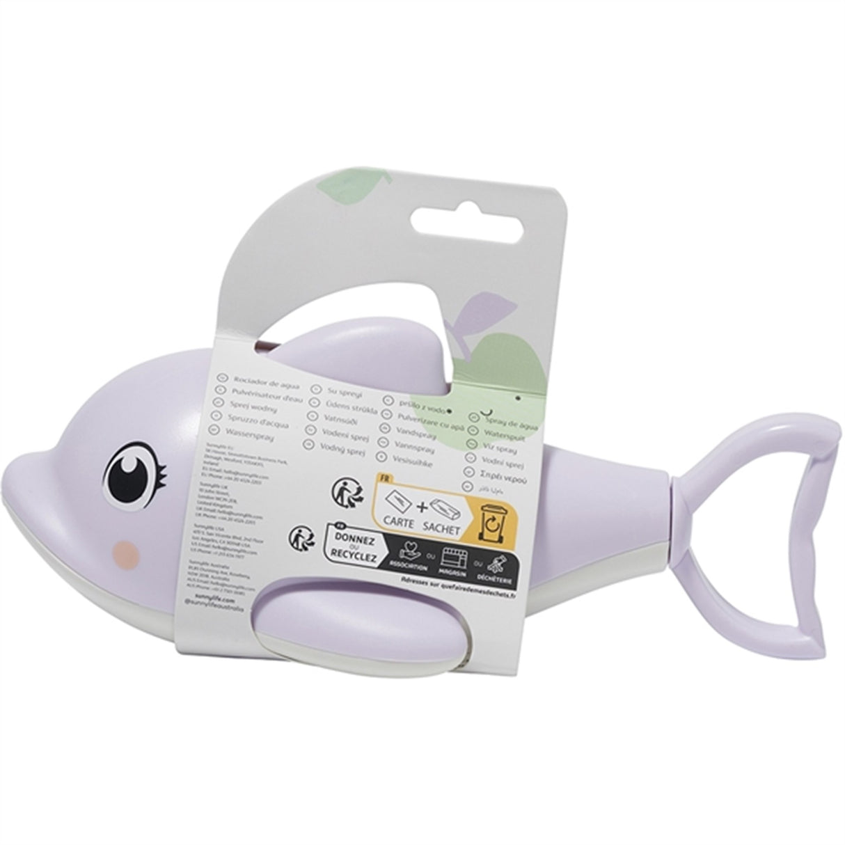 SunnyLife Bath Squirters Dolphin Pastel Lilac