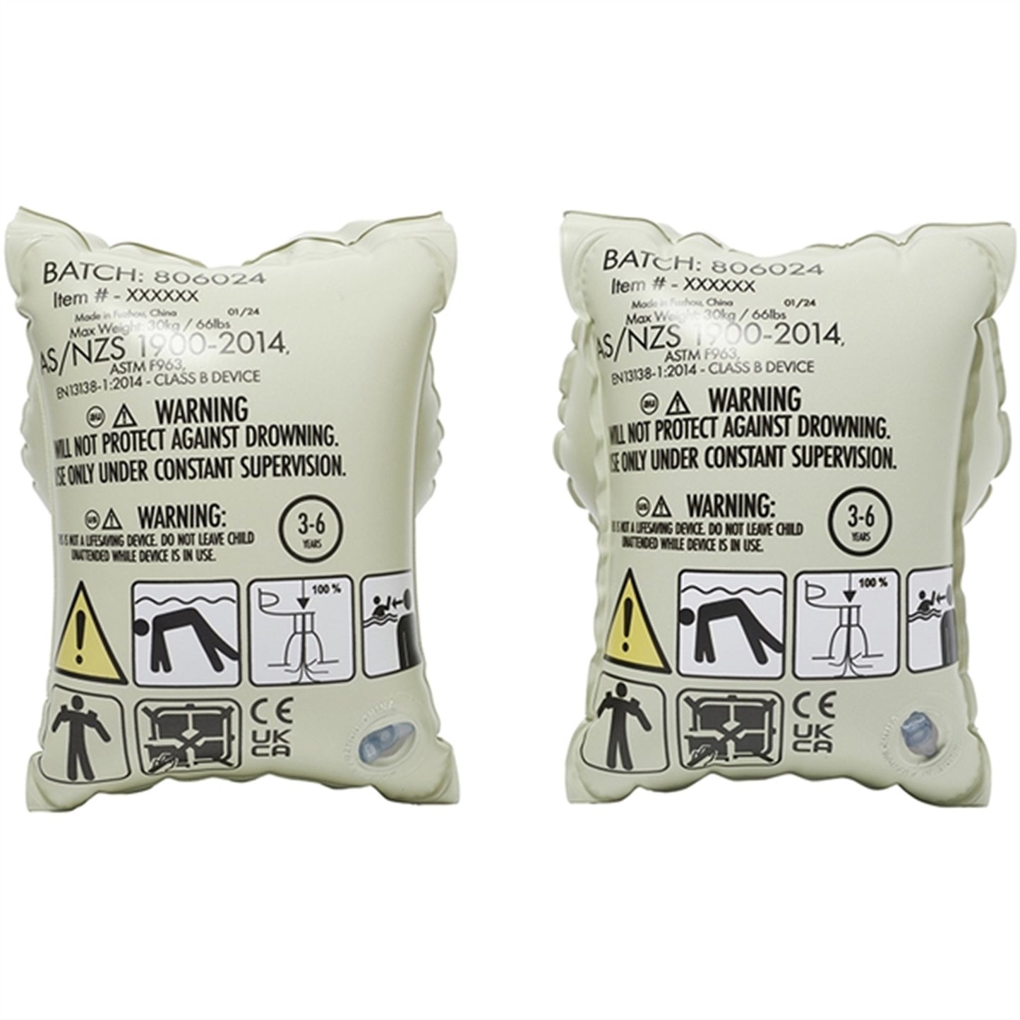 SunnyLife Float Bands Cookie the Croc Light Khaki