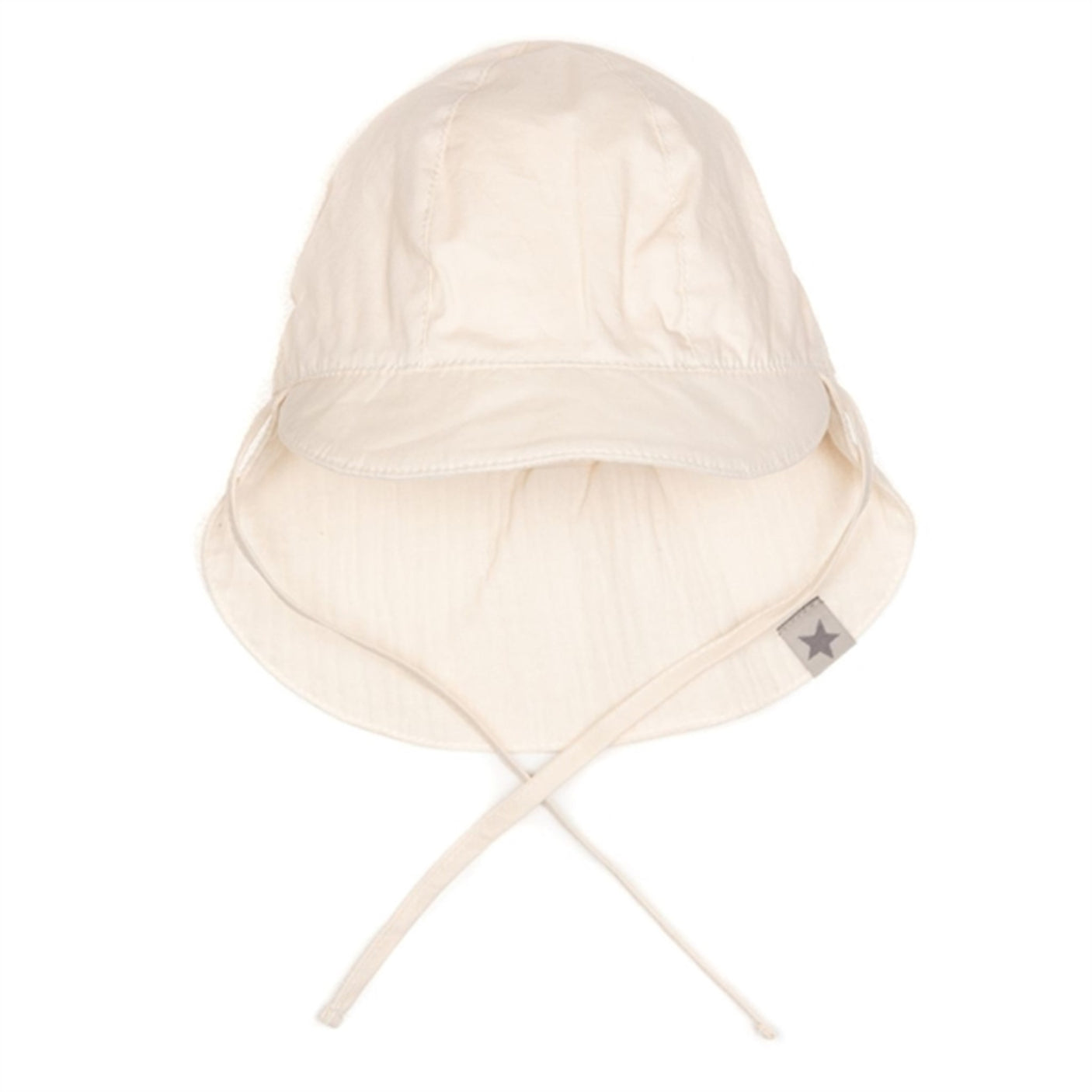 Huttelihut Muslin Safari Sunhat w. Ears Off-White
