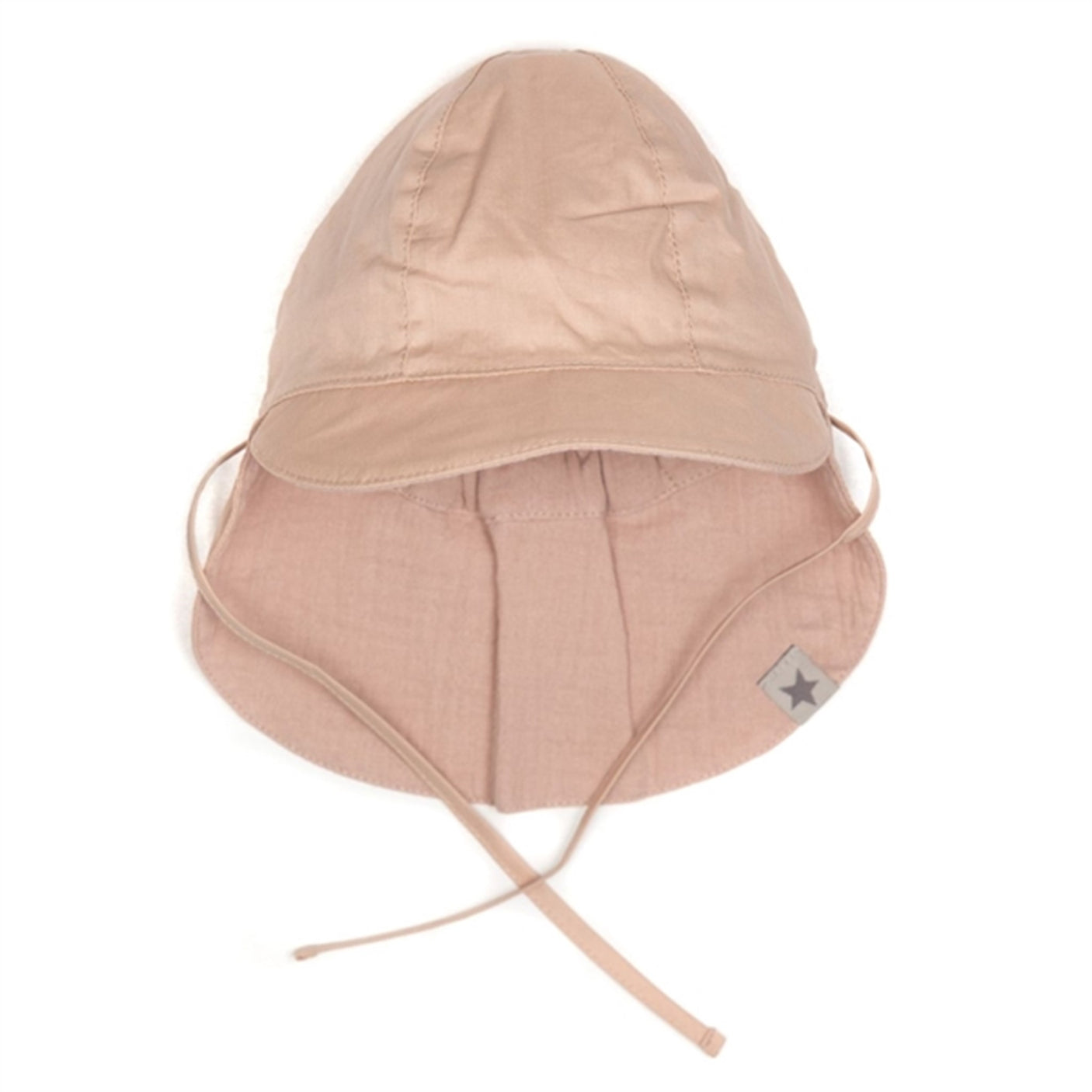 Huttelihut Muslin Safari Sunhat w. Ears Old Rose