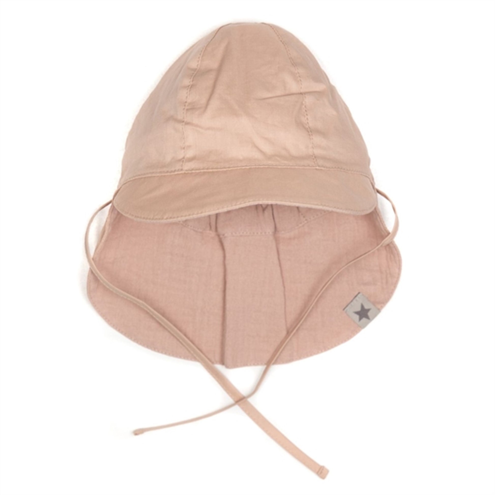 Huttelihut Muslin Safari Sunhat w. Ears Old Rose