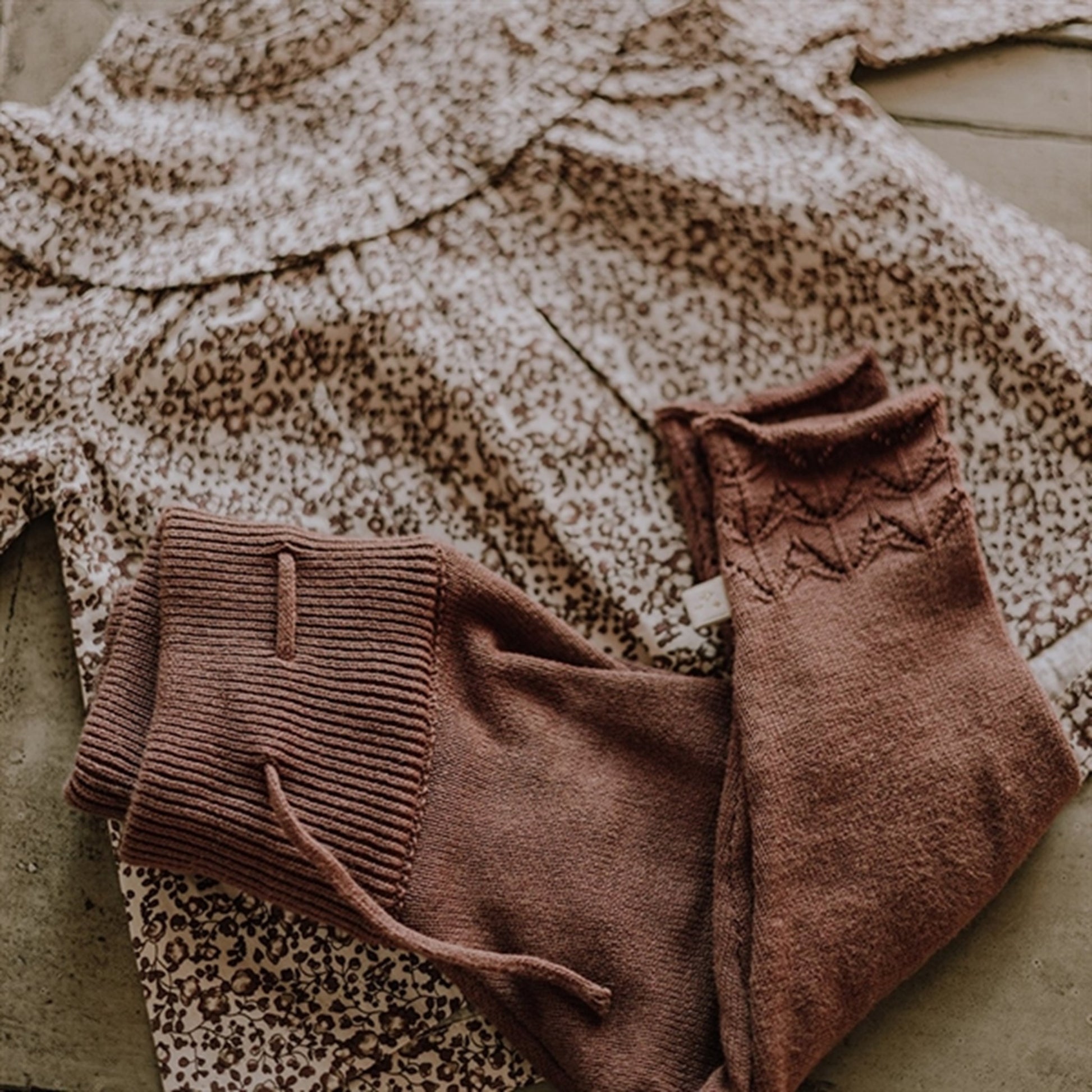 That's Mine Flores Red Santu Shirt