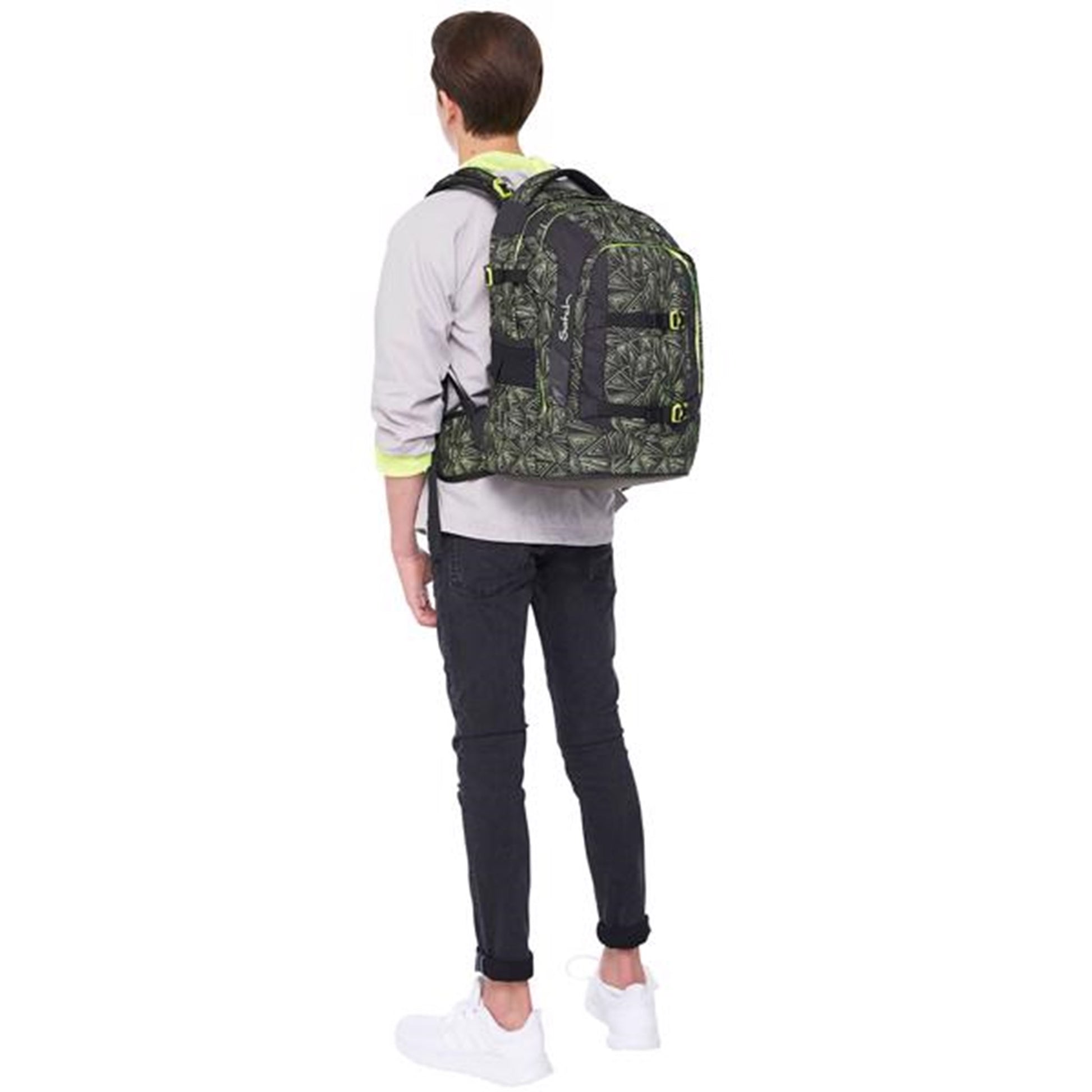 Satch Pack Skoletaske Green Bermuda 2