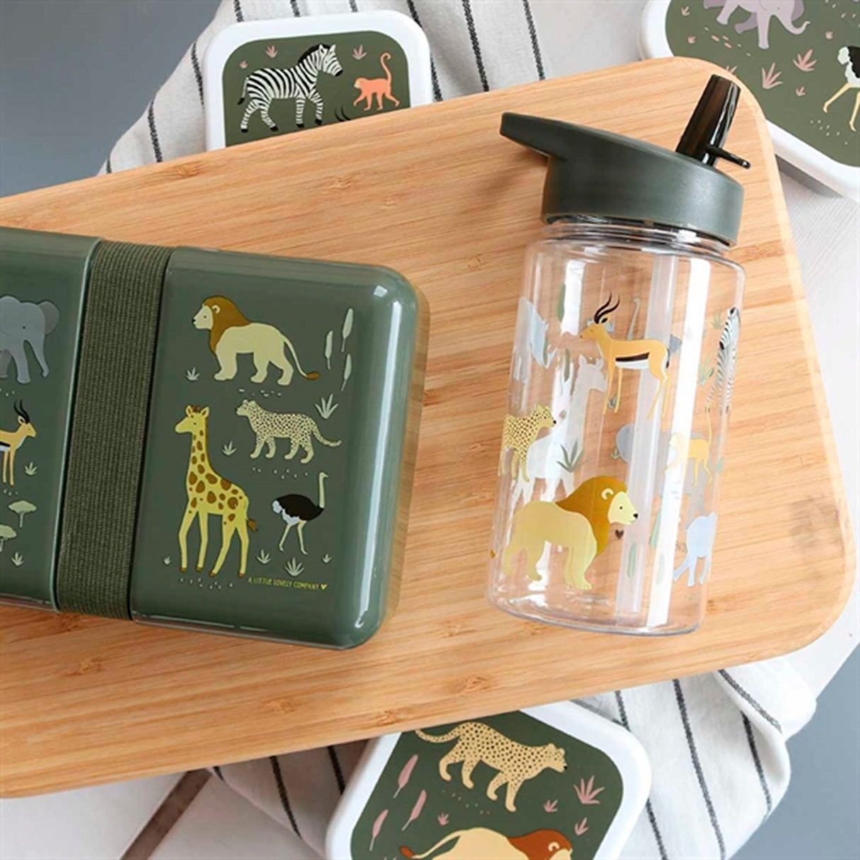 A Little Lovely Company Drink Bottle Savanna