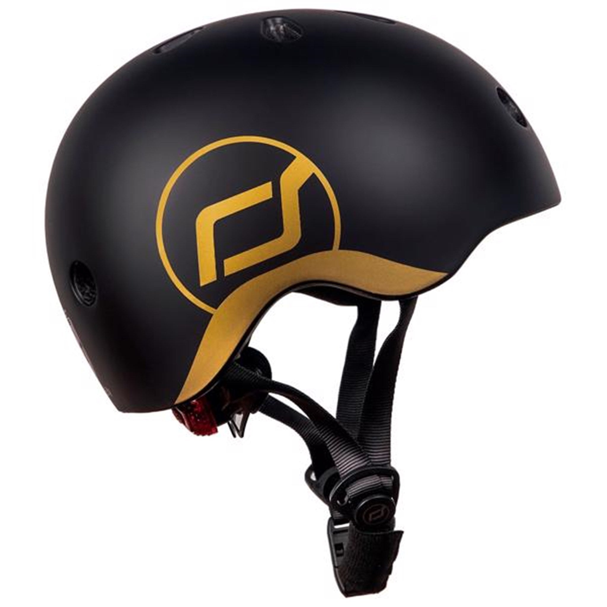 Scoot and Ride Safety Helmet Black/Gold
