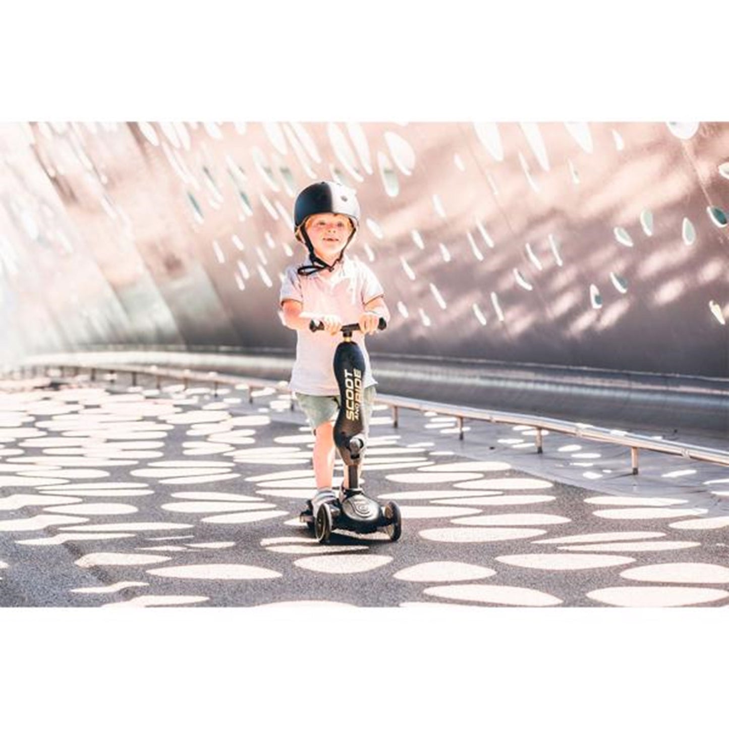 Scoot and Ride Safety Helmet Black/Gold