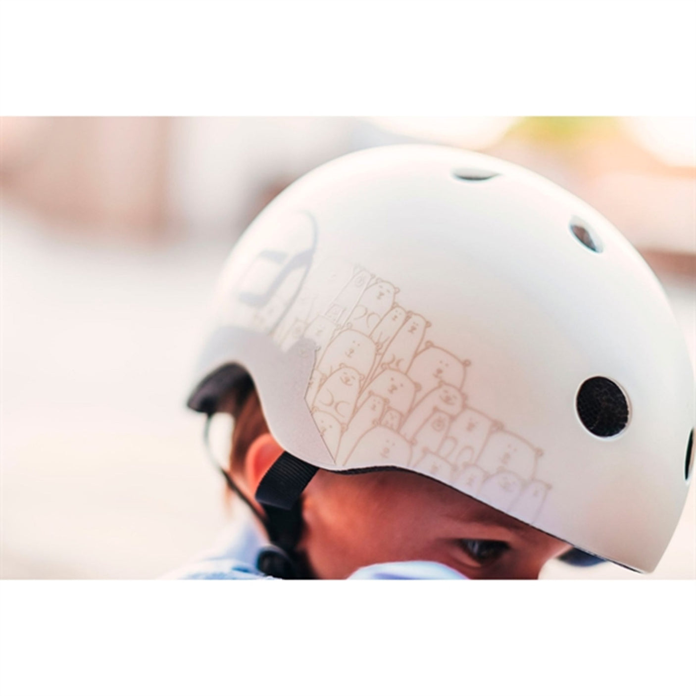 Scoot and Ride Reflective Safety Helmet Ash