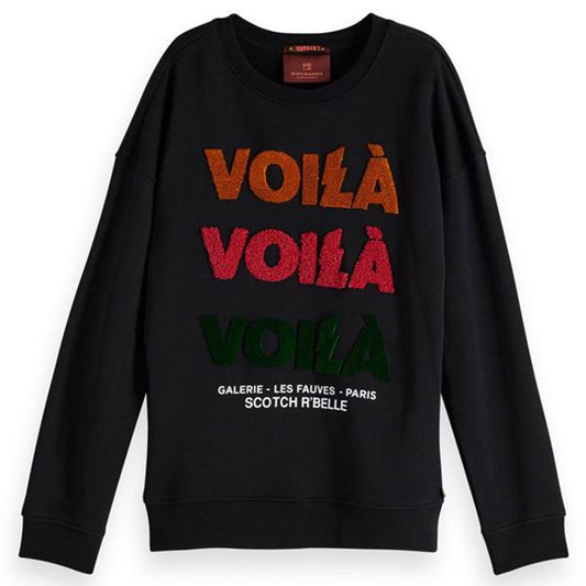 Scotch & Soda Crew Neck Sweat Black
