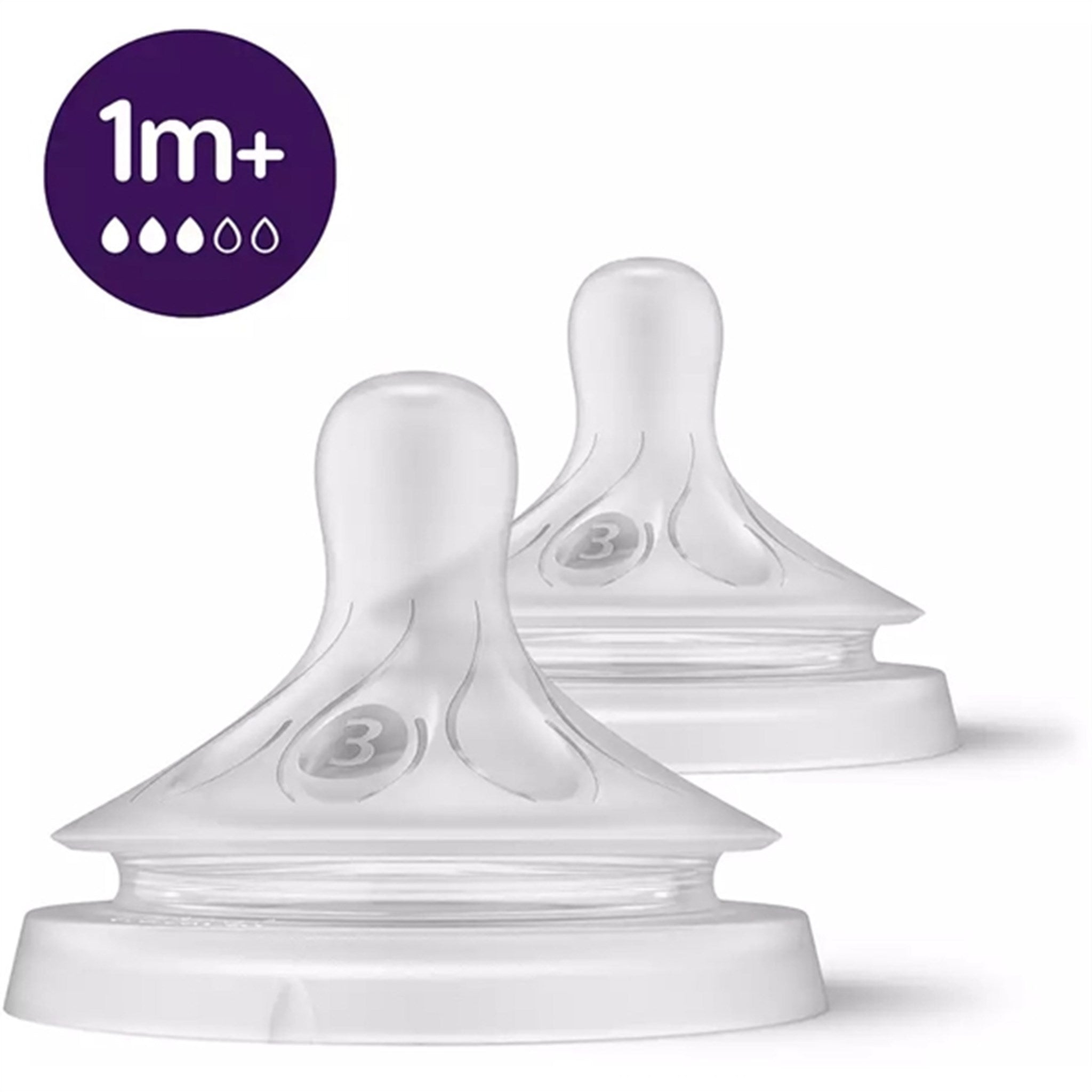 Philips Avent Natural Feeding Bottle Heads Response 1 months 2-pack 2