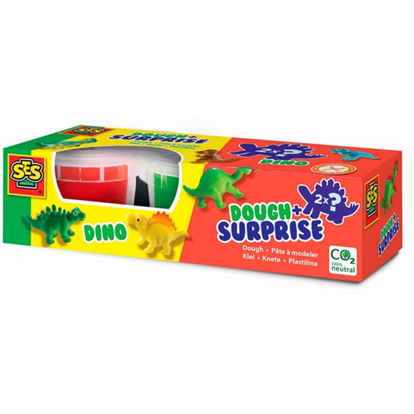 SES Creative Play Dough w. Surprise - Dinosaur