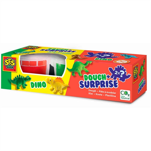 SES Creative Play Dough w. Surprise - Dinosaur