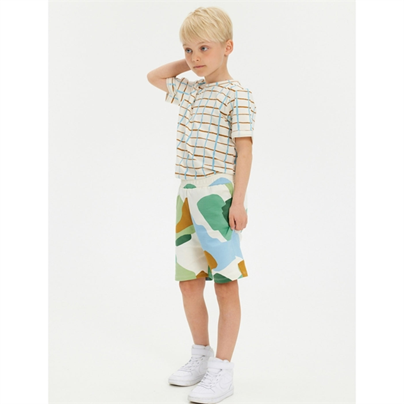 Soft Gallery Gardenia Check Jaden T-shirt 4