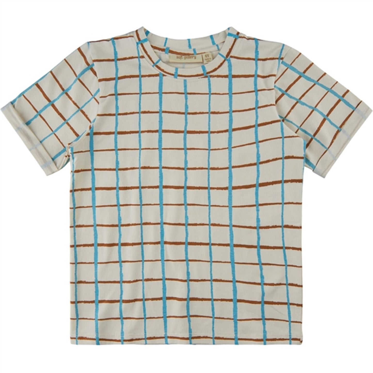 Soft Gallery Gardenia Check Jaden T-shirt