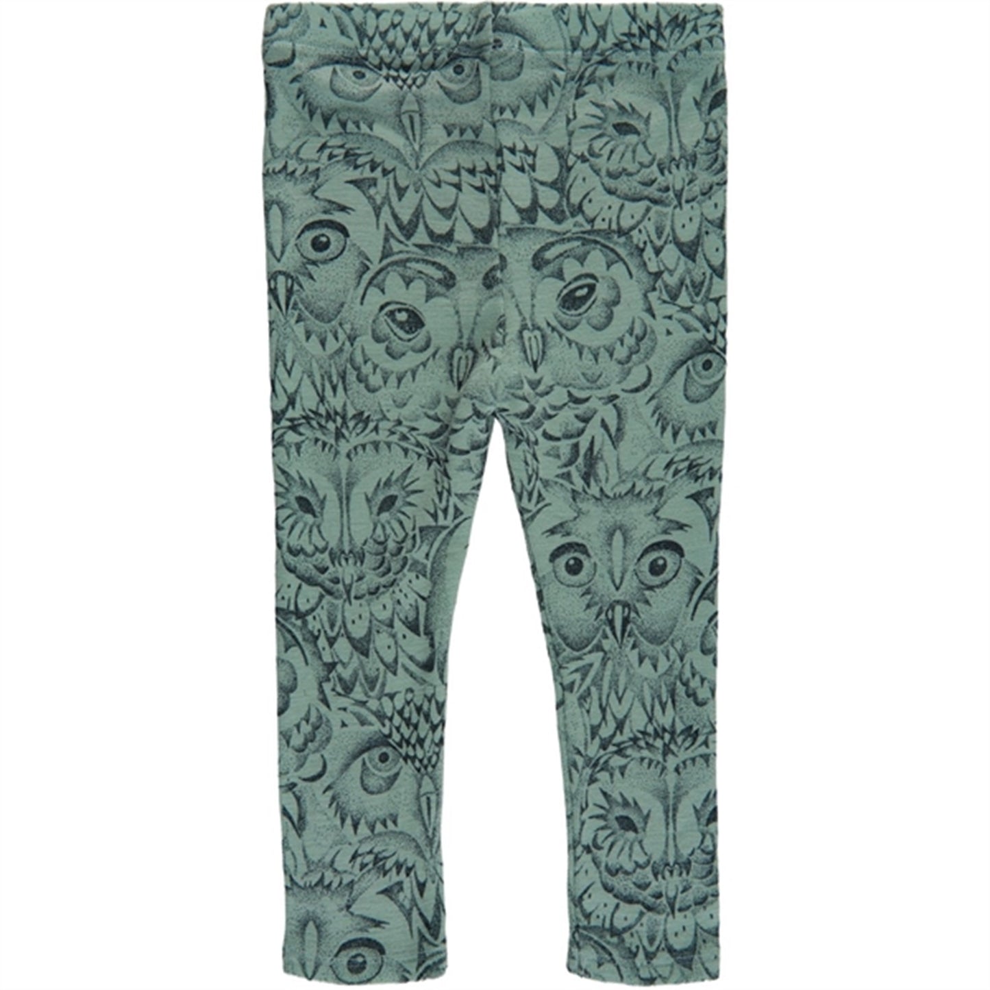 Soft Gallery Iceberg Green Paula Owl Wool Leggings