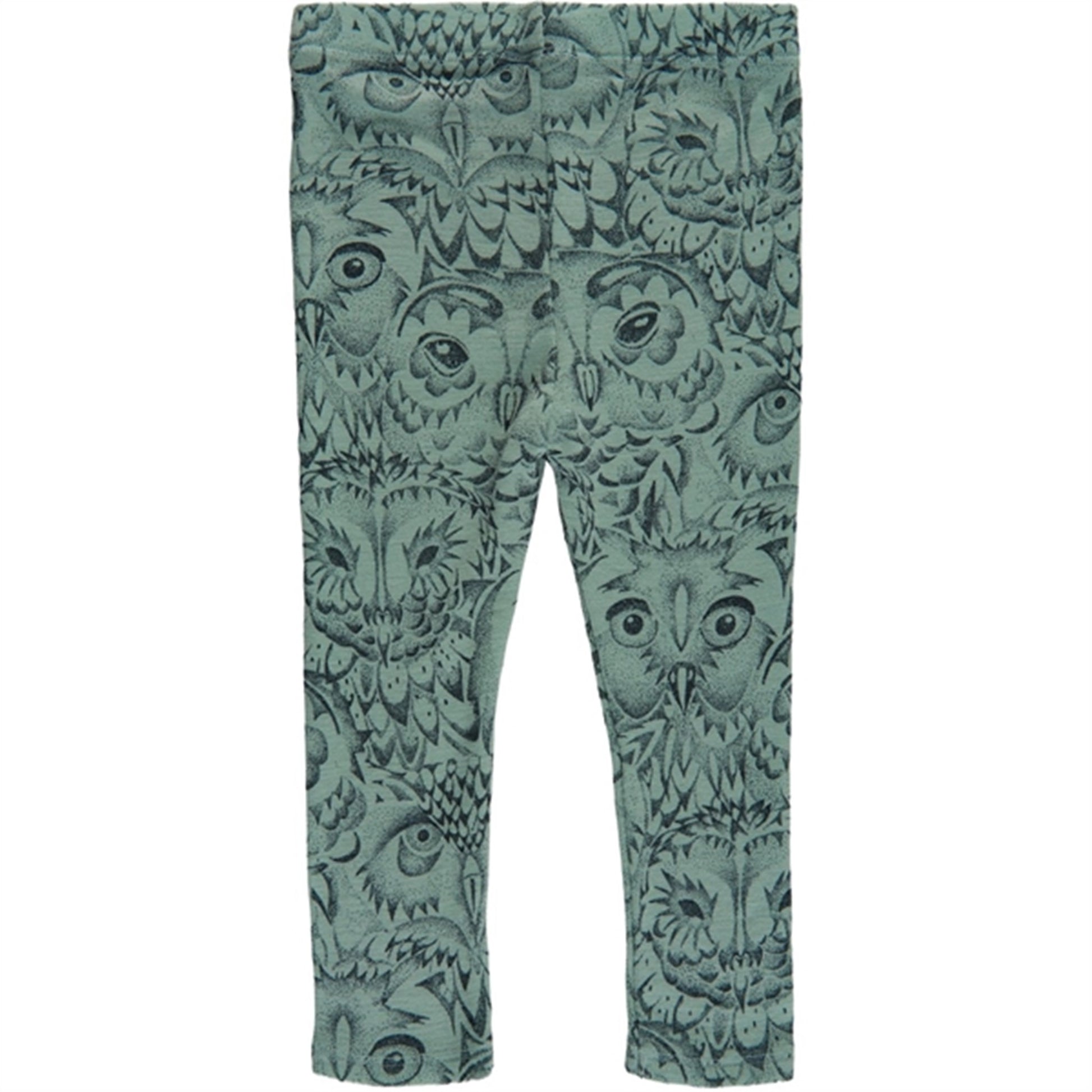 Soft Gallery Iceberg Green Paula Owl Wool Leggings