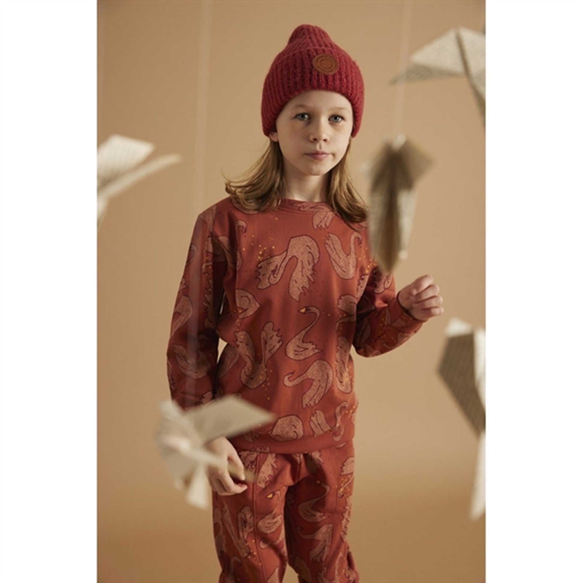 Soft Gallery Baked Clay Baptiste Swan Sweatshirt