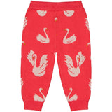 Soft Gallery Mineral Red Maren Swan Knit Pants